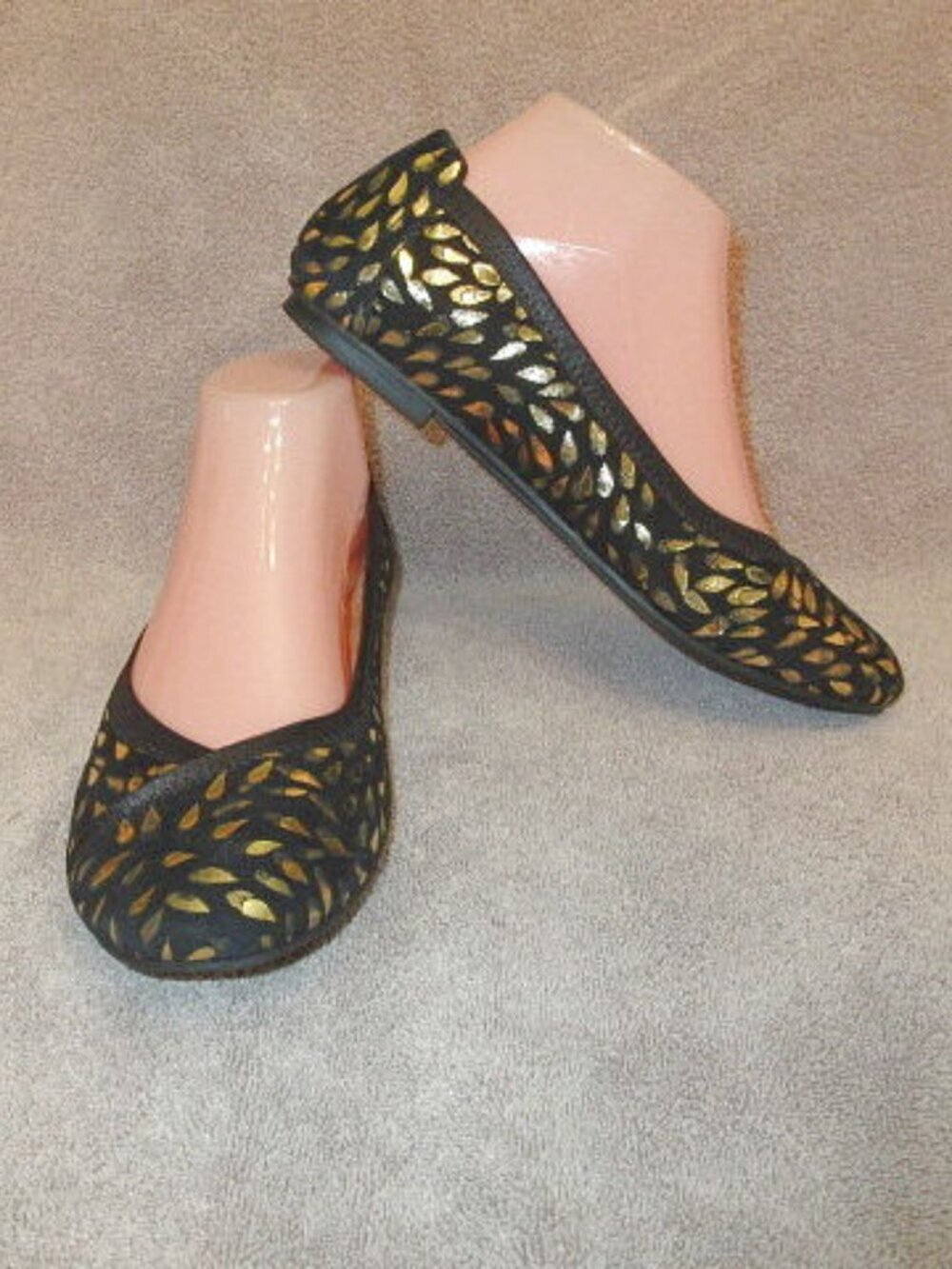 Vionic Womens 7.5 Leather Spark Caroll Ballet Flats Orthotic Comfort Shoes